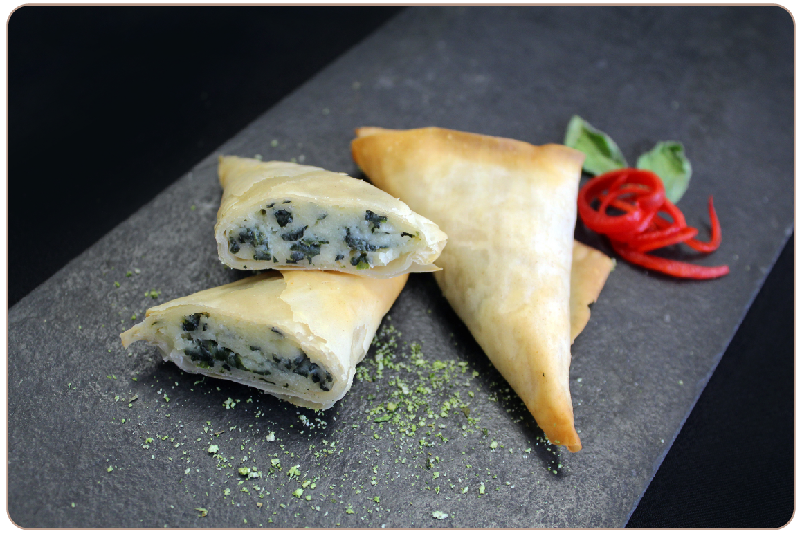 Empanada de queso y champiñones (20 unidades)