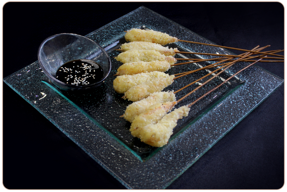 Brocheta camarón panko (25 unidades)