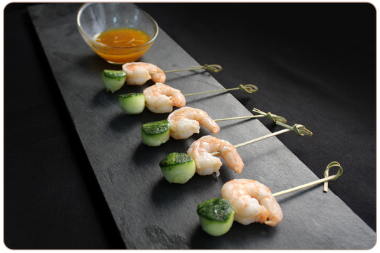 Langostino en salsa de naranjas (18 unidades)