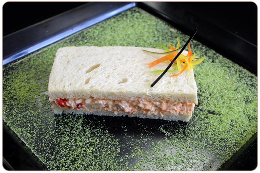 Sándwich miga Ave pimiento (10 unidades)